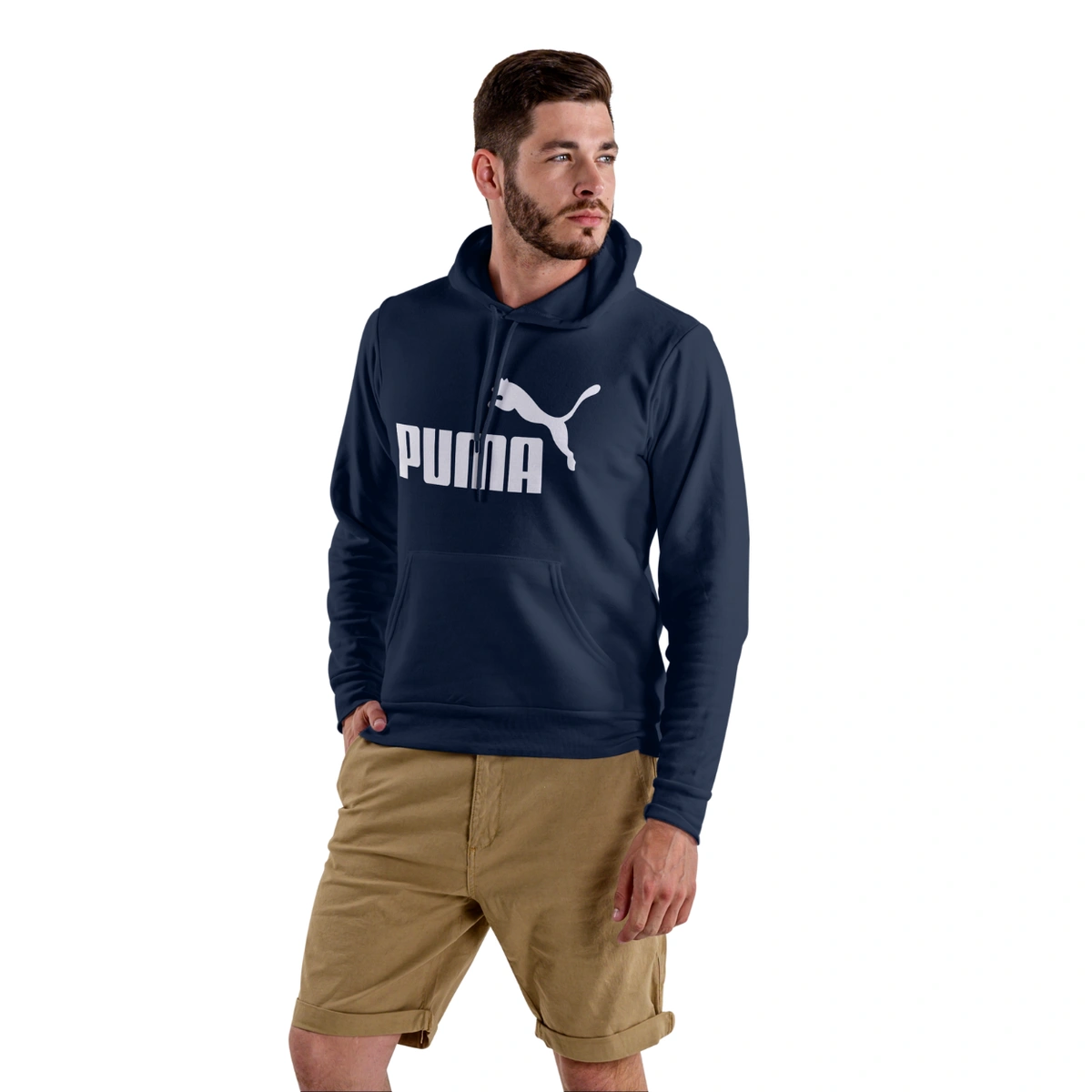 Blusa Moletom Puma Clássico com Capuz - Imagem 4